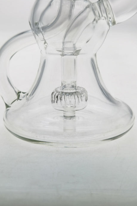 Close-up of TAG 8.5" Ball Klein Incycler with Bellow Base for Bongs, 14MM Female Joint