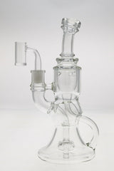 TAG 8.5" Ball Klein Incycler with Bellow Base, 14MM Female Joint, Front View