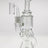 TAG 8.5" Ball Klein Incycler with Bellow Base, 14MM Female Joint, Clear Glass, Front View