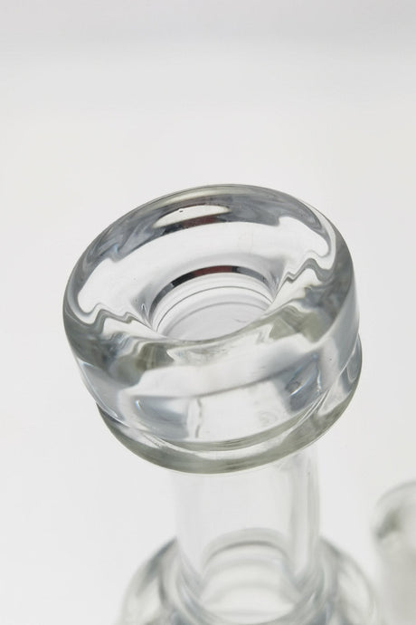 Close-up of TAG 8.5" Ball Klein Incycler's 14MM Female joint with bellow base design