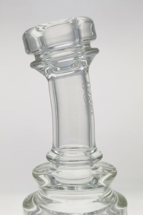 TAG 8.5" Ball Klein Incycler with Bellow Base, 14MM Female joint, clear glass, side view