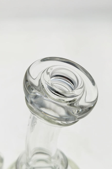 TAG 8.5" Bent Neck Dab Rig with Double 6-Arm Tree Percolator, 14MM Female Joint, Close-Up