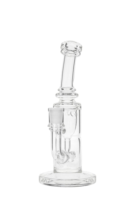 TAG 8.5" Super Slit Diffuser Incycler, 45x5MM, 14MM Female, clear glass, front view