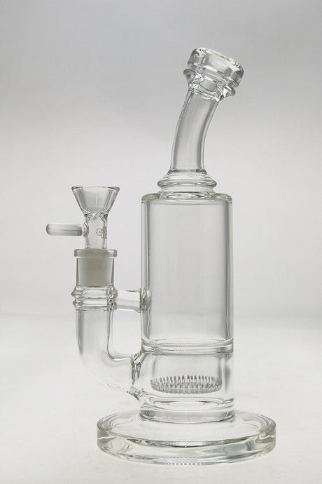 TAG 9" Bent Neck Dab Rig with Interior Showerhead Percolator, 55x5MM, 14MM Female Joint