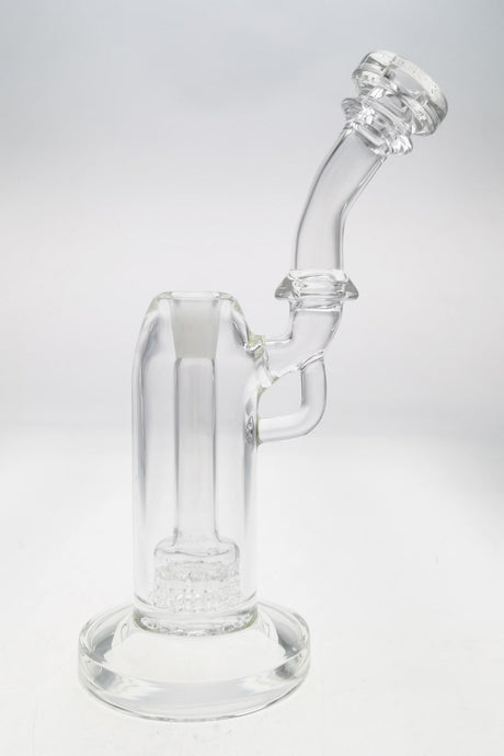 TAG 9" Fixed 12 Arm Tree Sherlock Bubbler, 50x5MM, 14MM Female, Clear, Side View