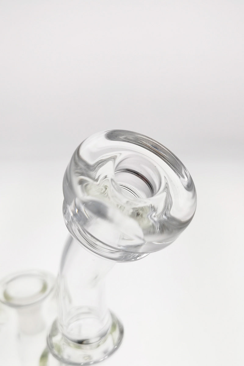 TAG 9" Sherlock Bubbler with 12 Arm Tree Percolator, 50x5MM thick glass, 14MM Female joint, top view