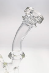 TAG 9" Thick Glass Sherlock Bubbler with 12 Arm Tree Percolator, 14MM Female Joint - Side View