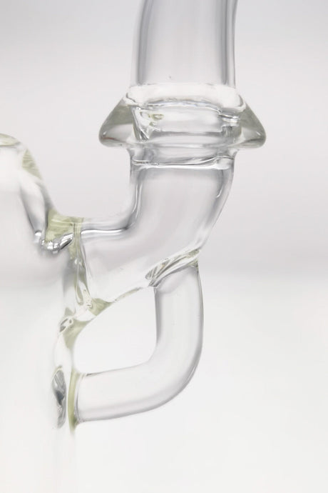 Close-up of TAG 9" Fixed 12 Arm Tree Sherlock Bubbler's 14MM Female joint and percolator