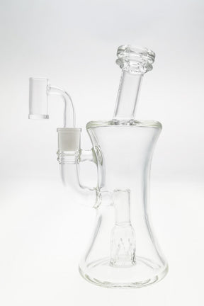 TAG 9" Helical Dome Banger Hanger with Bellow Base, 14MM Female Joint, Front View on White