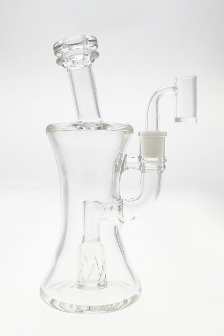 TAG 9" Helical Dome Banger Hanger Bong with Bellow Base, 14MM Female Joint, Front View
