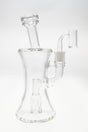 TAG 9" Helical Dome Banger Hanger Bong with Bellow Base, 14MM Female Joint, Front View
