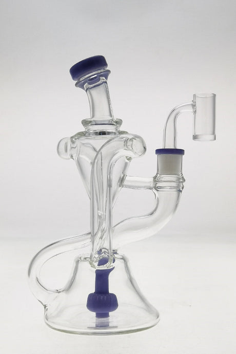 TAG - 9" Double Arm Recycler with Super Slit Donut Design (14MM Female)