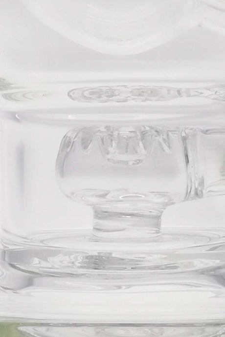 Close-up of TAG 9.25" Ball Rig with Super Slit Donut Perc, 14MM Female Joint