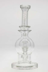 TAG 9.25" 75MM Ball Rig with Super Slit Donut, 14MM Female Joint, Front View on White Background