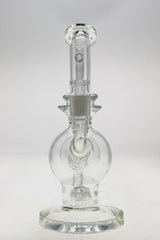 TAG 9.25" 75MM Ball Rig with Super Slit Donut, 14MM Female Joint, Front View
