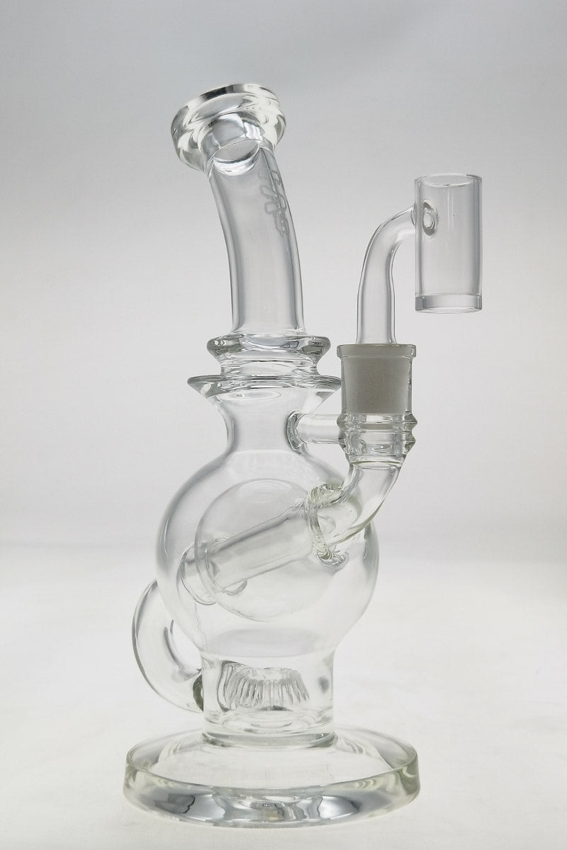 Thick Ass Glass - 9.25" Ball Dab Rig with Super Slit Donut - 14MM Female Connection