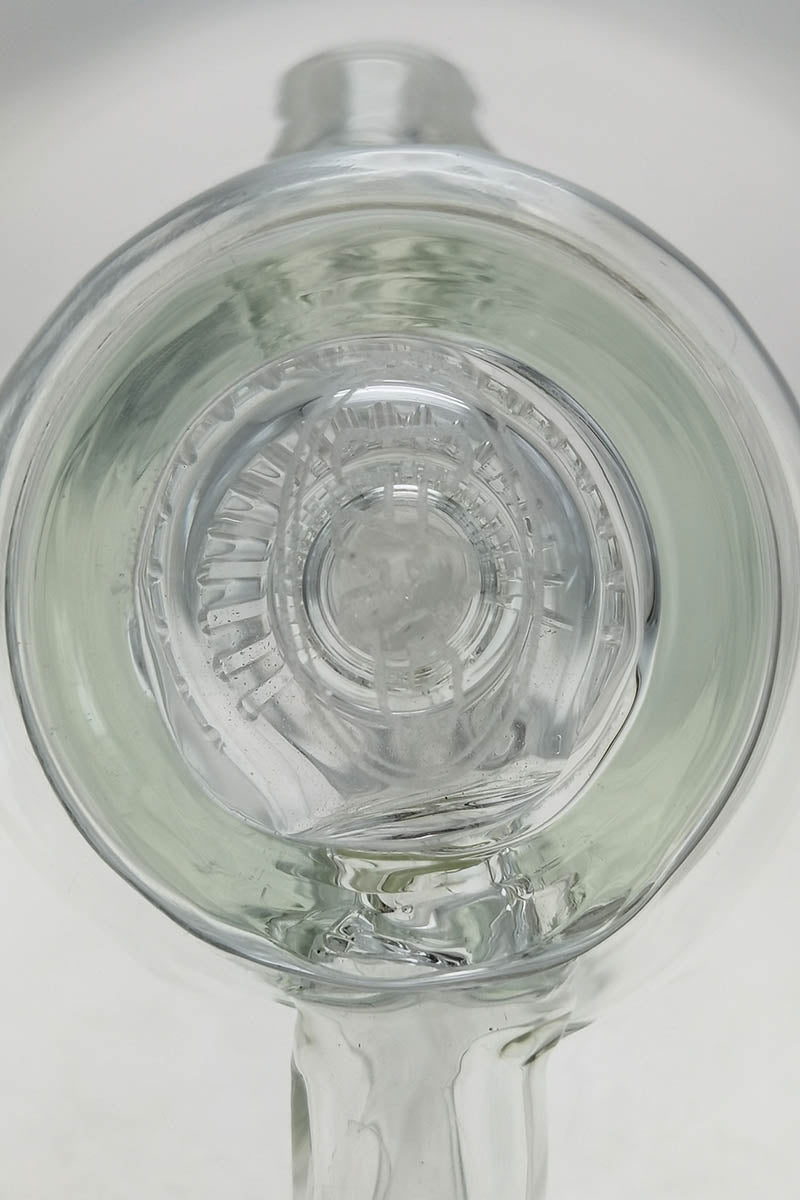 TAG 9.25" Ball Rig with Super Slit Donut Perc, 14MM Female Joint - Top View