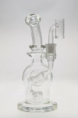 TAG 9.25" Ball Rig with Super Slit Donut Percolator and 14MM Female Joint, Front View