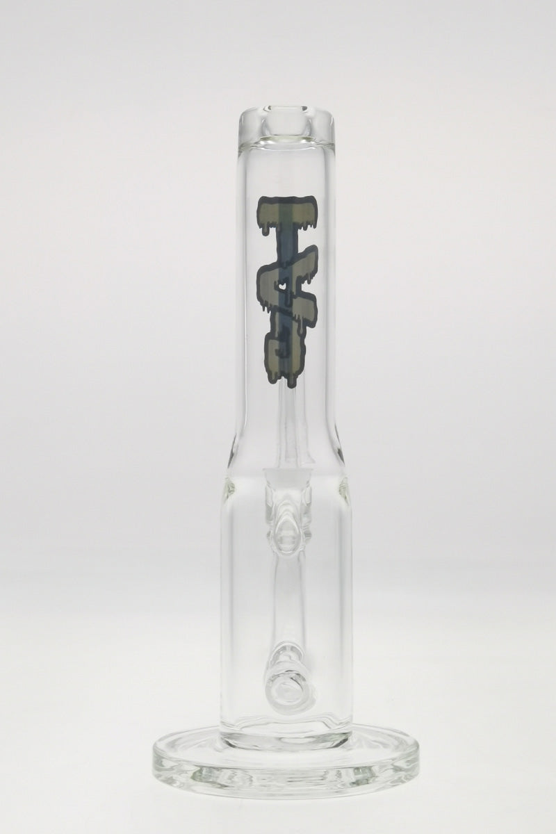 TAG 9.25" Fixed Inline Straight Tube Dab Rig with Thick Glass and 14MM Female Joint