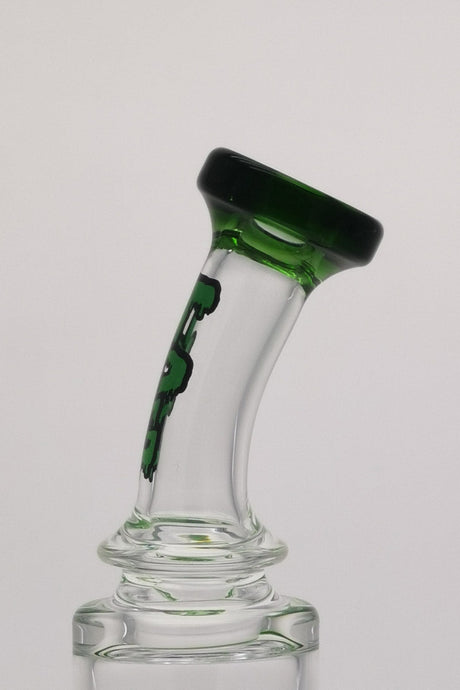 TAG 9.5" Bent Neck Bong with Double Honeycomb, Spinning Splashguard, and 14MM Female Joint