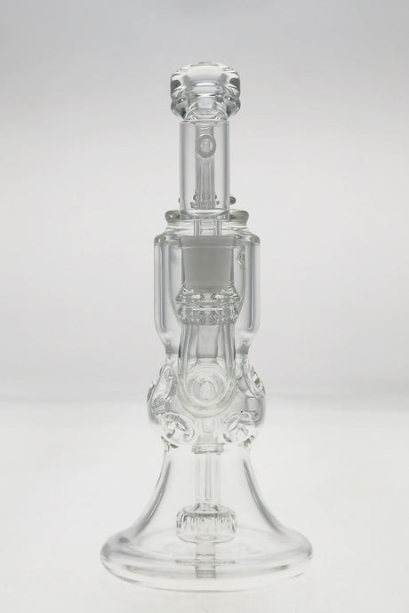 TAG 9.5" Faberge Egg Klein Recycler with Bellow Base, 14MM Female Joint, Front View