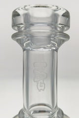 Close-up of TAG logo on 9.5" Faberge Egg Klein Recycler with Bellow Base