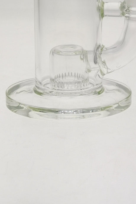 Close-up of TAG 9.5" Fixed Showerhead Froth Diffuser Bong Base with Slitted Percolator