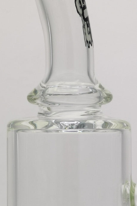 TAG 9.5" Super Slit Showerhead Froth Diffuser Bong Close-up with Thick Glass