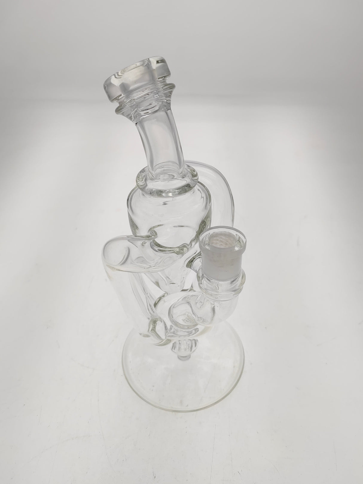 TAG 9.5" Super Slit Donut Dual Arm Recycler with In-Line Percolator, 14MM Female Joint