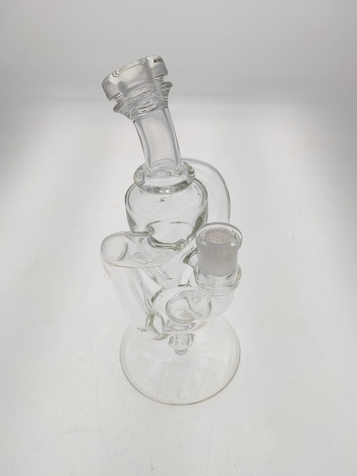TAG 9.5" Super Slit Donut Dual Arm Recycler with In-Line Percolator, 14MM Female Joint