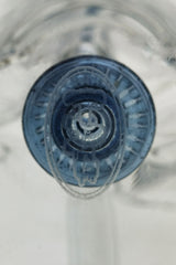 Top view of TAG 9.5" Quartz Donut Recycler with intricate blue percolator design