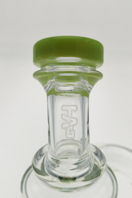 TAG 9.5" Super Slit Donut Dual Arm Recycler with 14MM Female Joint - Close-Up