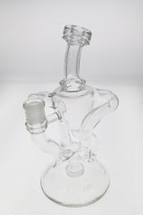 TAG 9.5" Dual Arm Recycler Bong with Super Slit Donut Design - 14MM Female Joint