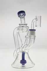 TAG 9.5" Super Slit Donut Dual Arm Recycler with In-Line Percolator, 14MM Female Joint
