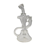 TAG 9.5" Super Slit Donut Dual Arm Recycler with 14MM Female Joint, Front View
