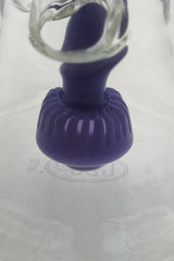 Close-up TAG 9.5" Super Slit Donut Dual Arm Recycler with 14MM Female Joint