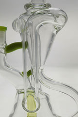 TAG 9.5" Super Slit Donut Dual Arm Recycler with In-Line Percolator - Close-Up Side View