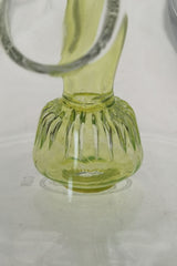 Close-up of TAG 9.5" Super Slit Donut Dual Arm Recycler's in-line percolator and sturdy base