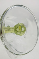 TAG 9.5" Super Slit Donut Recycler top view showing intricate percolator and 14MM Female joint