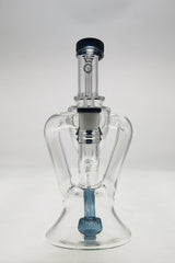 Thick Ass Glass 9.5" Quartz Donut Recycler Dab Rig with Dual Arm and In-Line Percolator