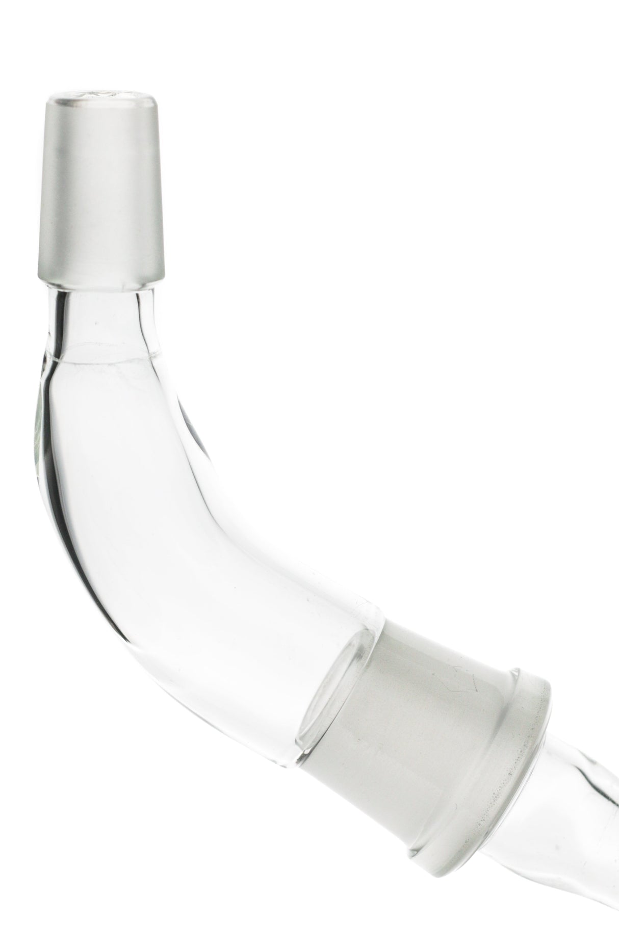 TAG - Quartz Angle Adapter for Bongs - Clear, Durable Side View
