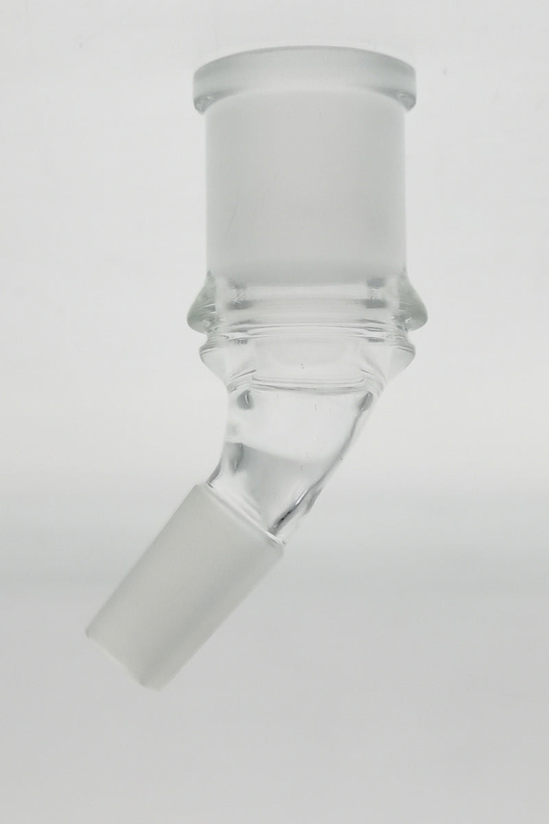 TAG - Quartz Angle Adapter for Bongs - Clear, Multiple Angles Available, Front View