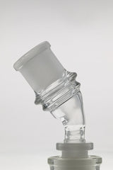 TAG Quartz Angle Adapter for Bongs, Male-Female Joint, Close-up Side View