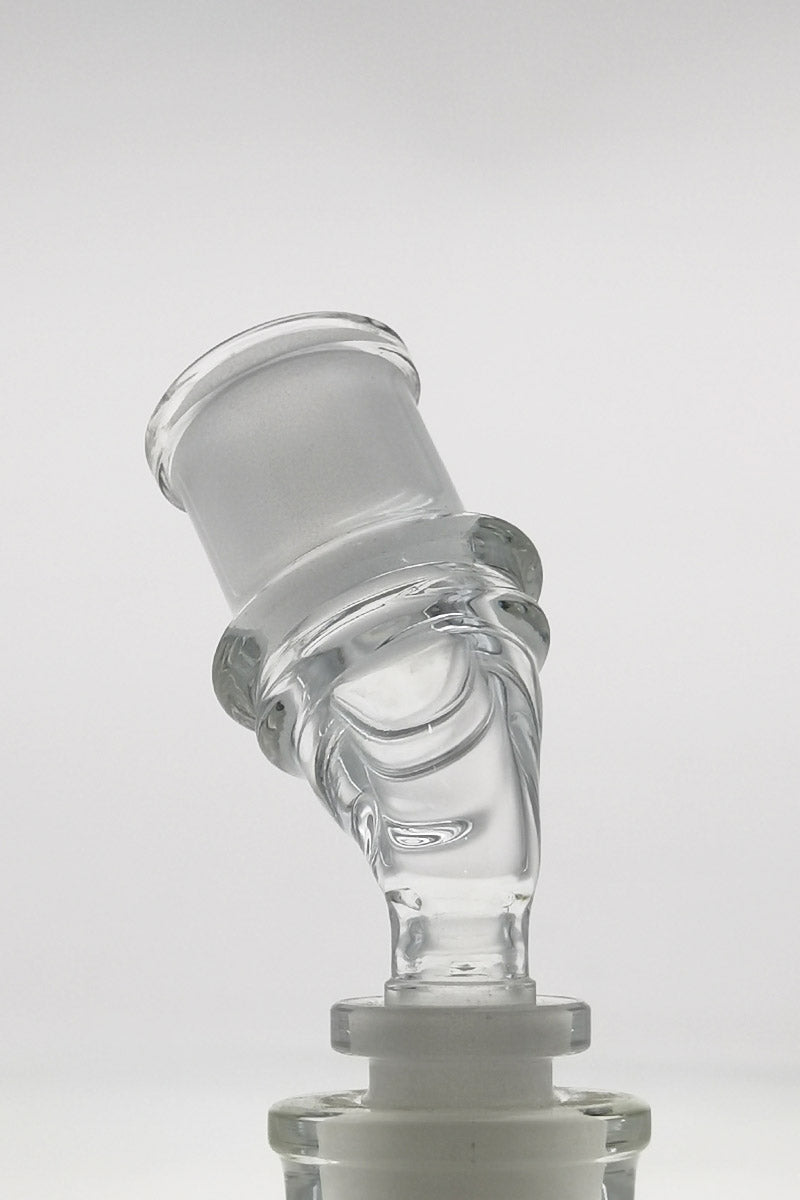 TAG Quartz Angle Adapter for Bongs, Male-Female Joint, Close-Up Side View