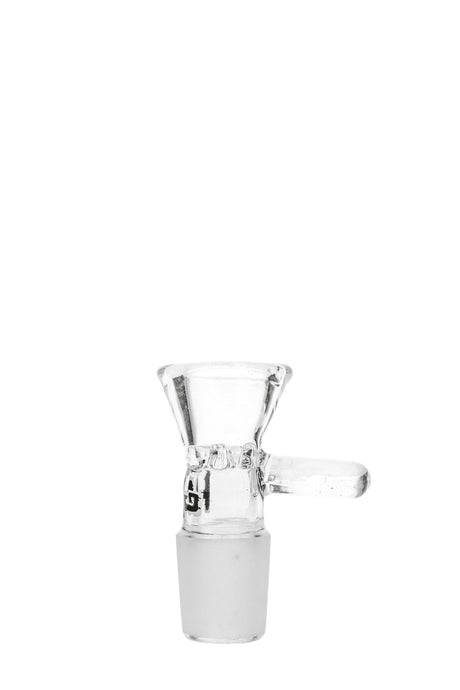 TAG Rasta Tie Dye Screen Slide with Handle for Bongs, 14mm Joint - Front View