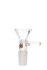 TAG Rasta Tie Dye Bong Bowl with Built-In Screen and Handle, 14mm Joint - Front View