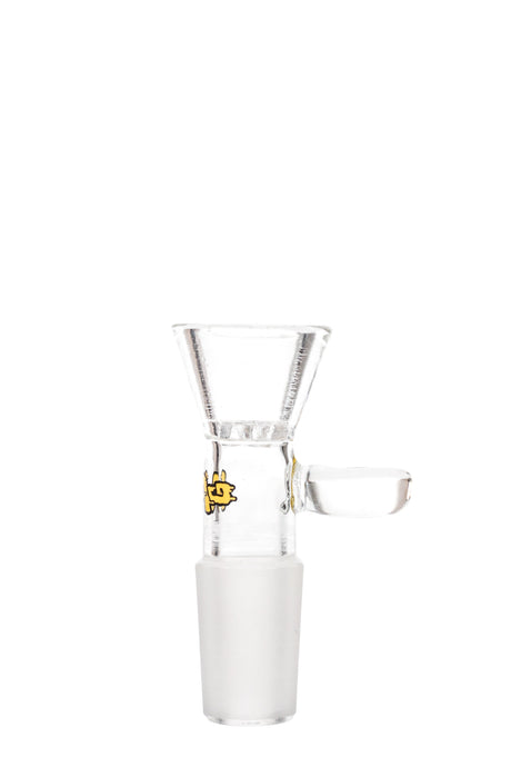 TAG Rasta Colored Built-In Screen Bong Slide with Handle on White Background