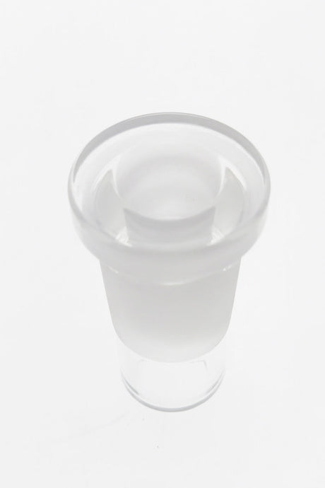TAG - Compact Glass Adapter, 28MM Downstem to 18MM, Front View on White Background