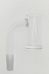 TAG Deep Dish Quartz Banger Can with High Air Flow, Flat Top, Side View on White Background
