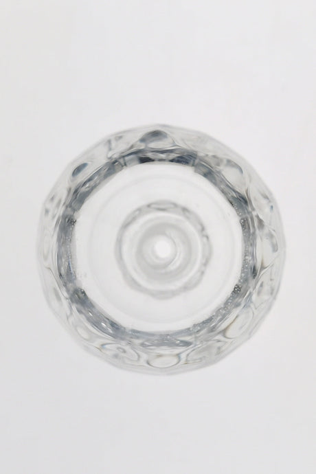 TAG Diamond Slide for Bongs - Top View - Female Joint 14-18mm, Thick Glass